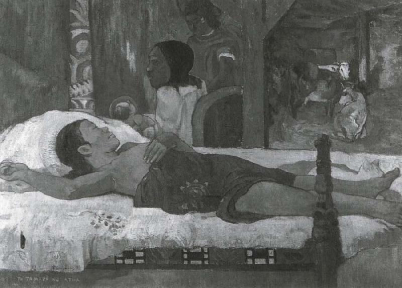 Paul Gauguin Die Geburt-Te Tamari no atua china oil painting image